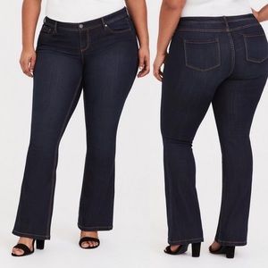 Torrid Slim Boot Jeans Vintage Stretch Dark Wash Bootcut Preppy Size 28 NWT